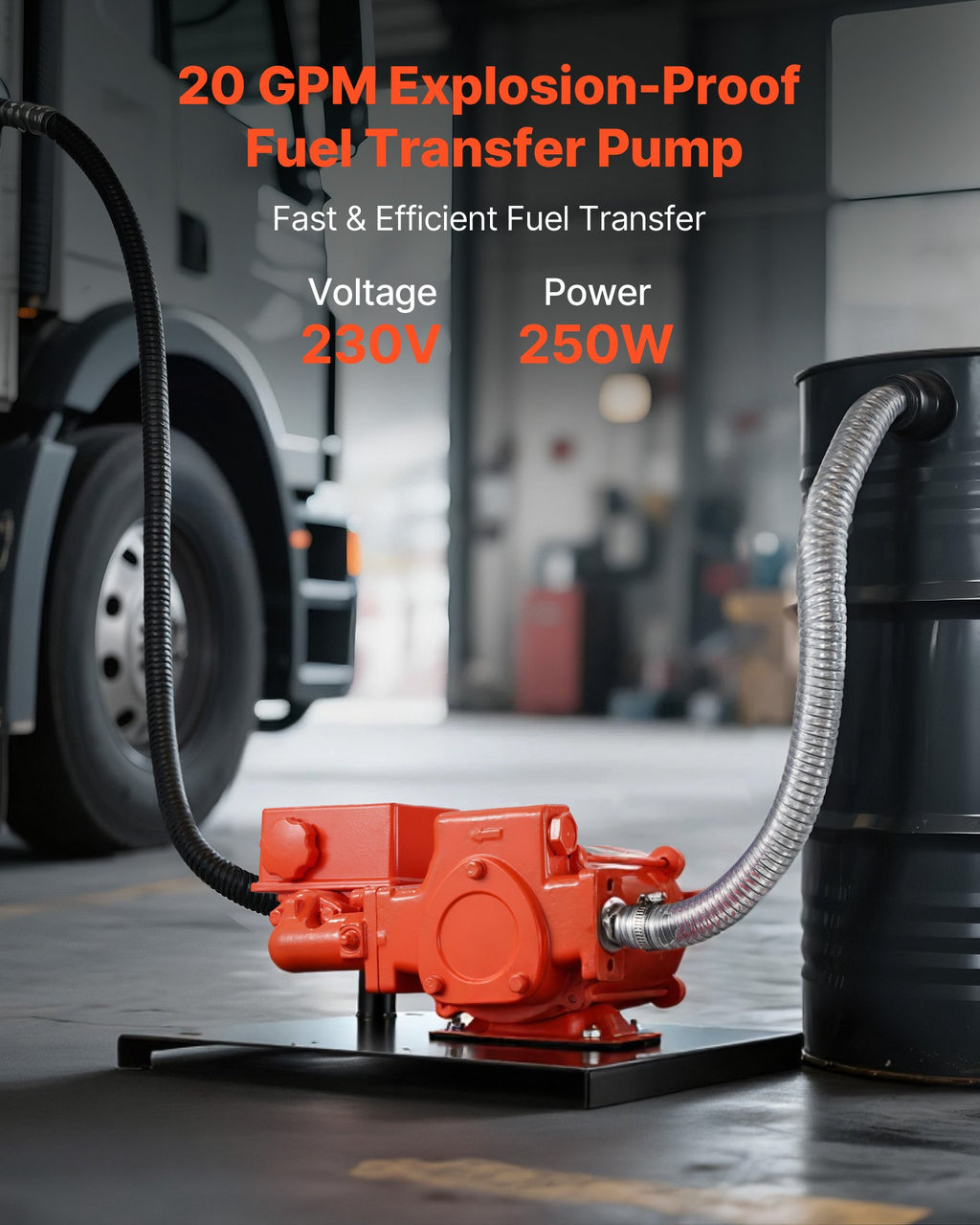 Kuro perpylimo siurblys VEVOR KEX-20AC-T01, 76 l/min