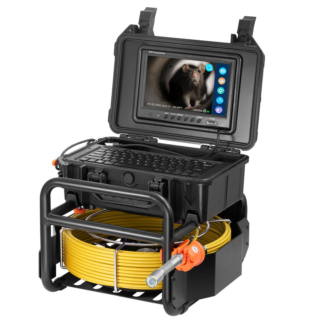 Vamzdynų patikros kamera VEVOR WP9612FT, 70 m kabelis
