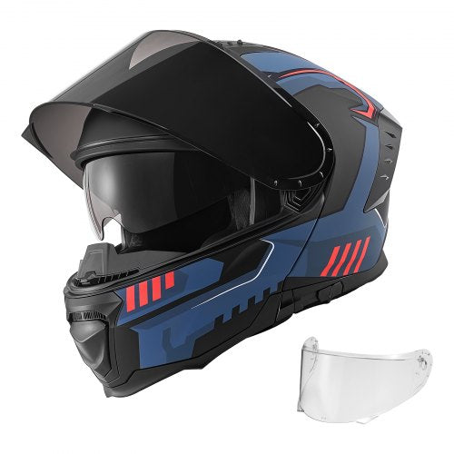 Modulinis motociklininko šalmas VEVOR V-80, L dydis