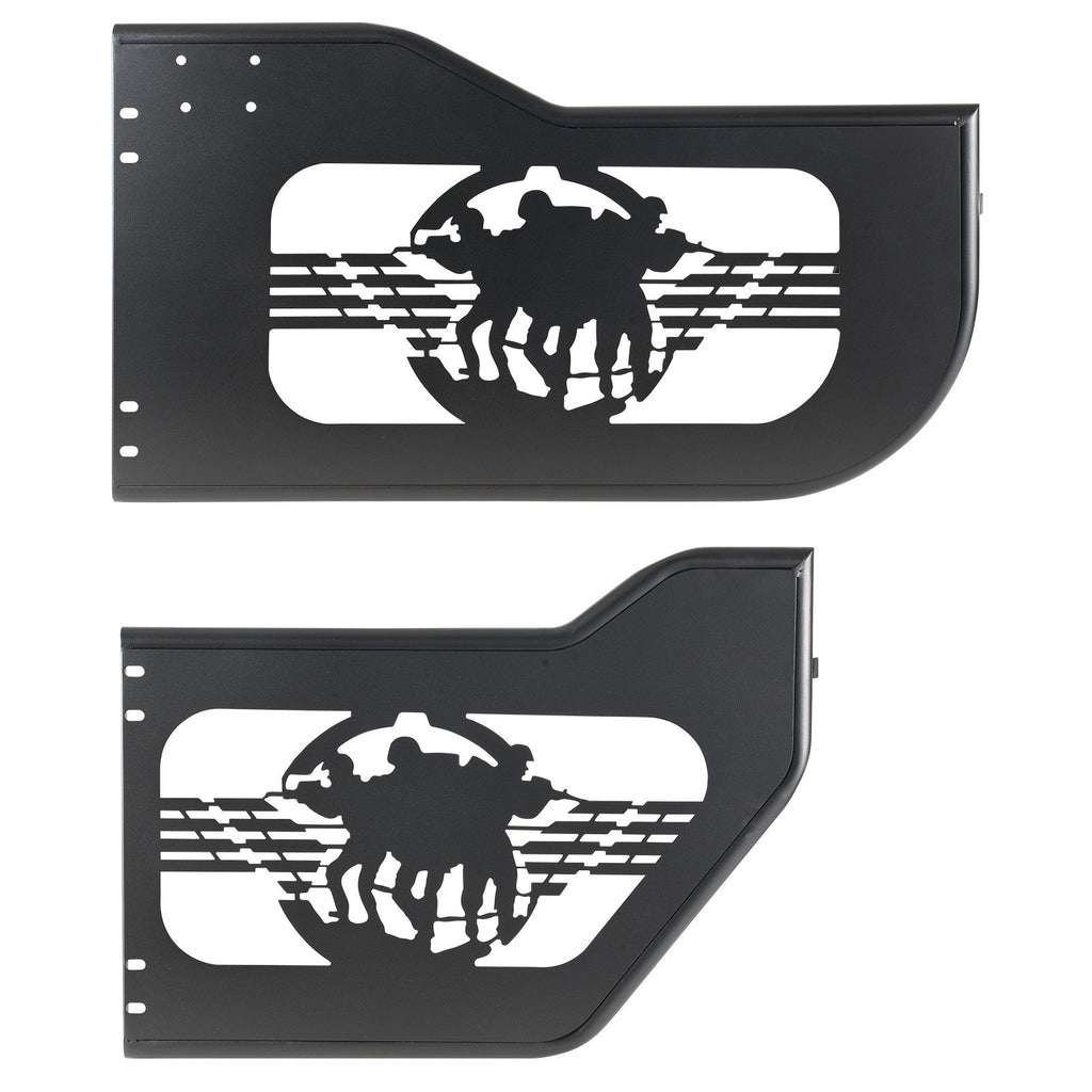 Vamzdinės durys visureigiams VEVOR Jeep Wrangler JL / Gladiator JT, 4 durų komplektas