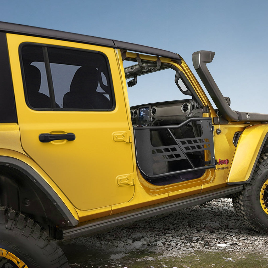 Vamzdinės durys VEVOR Jeep Wrangler JK (2007-2018), 2 durų komplektas