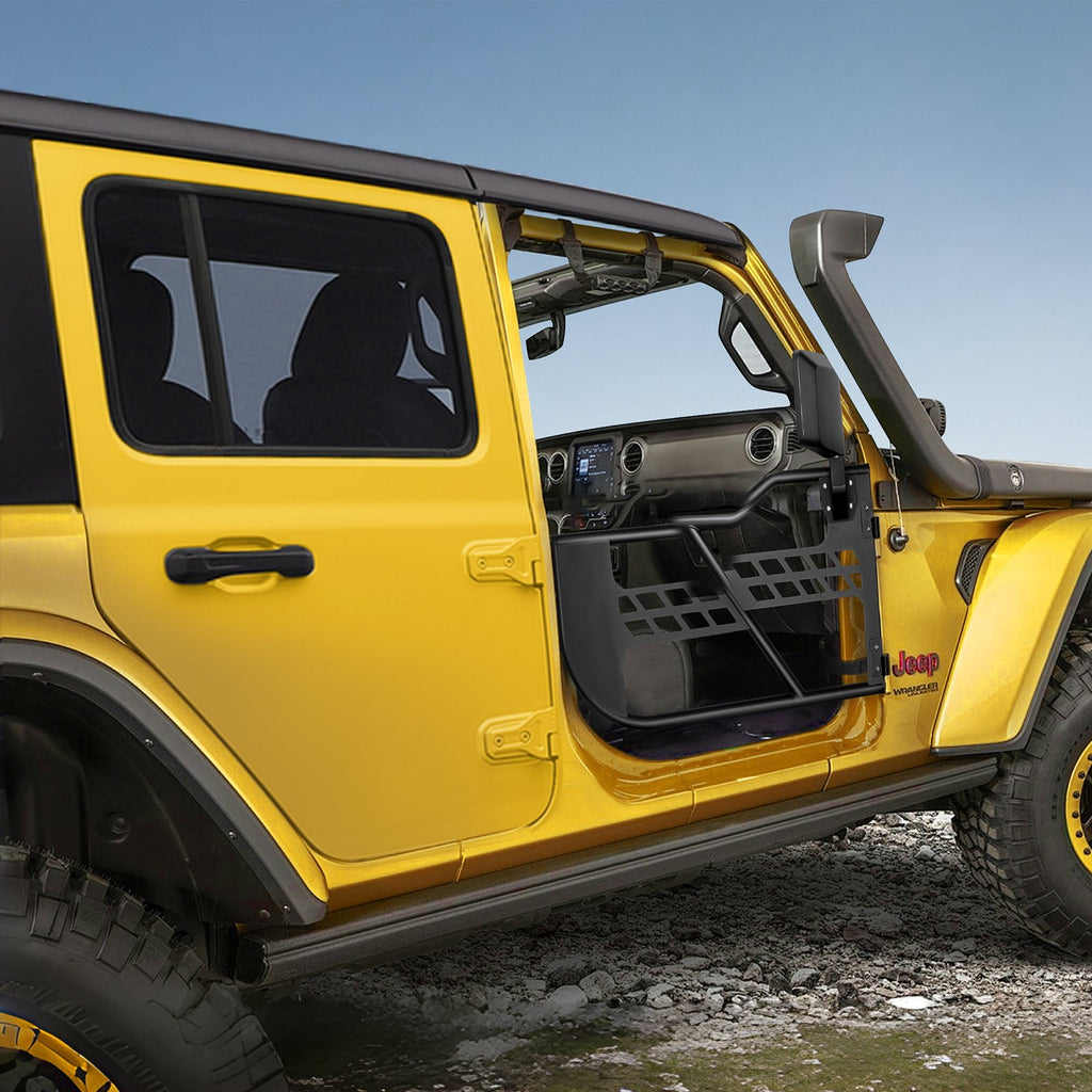 Vamzdinės durys VEVOR Jeep Wrangler JL / Gladiator JT, 2 durų komplektas