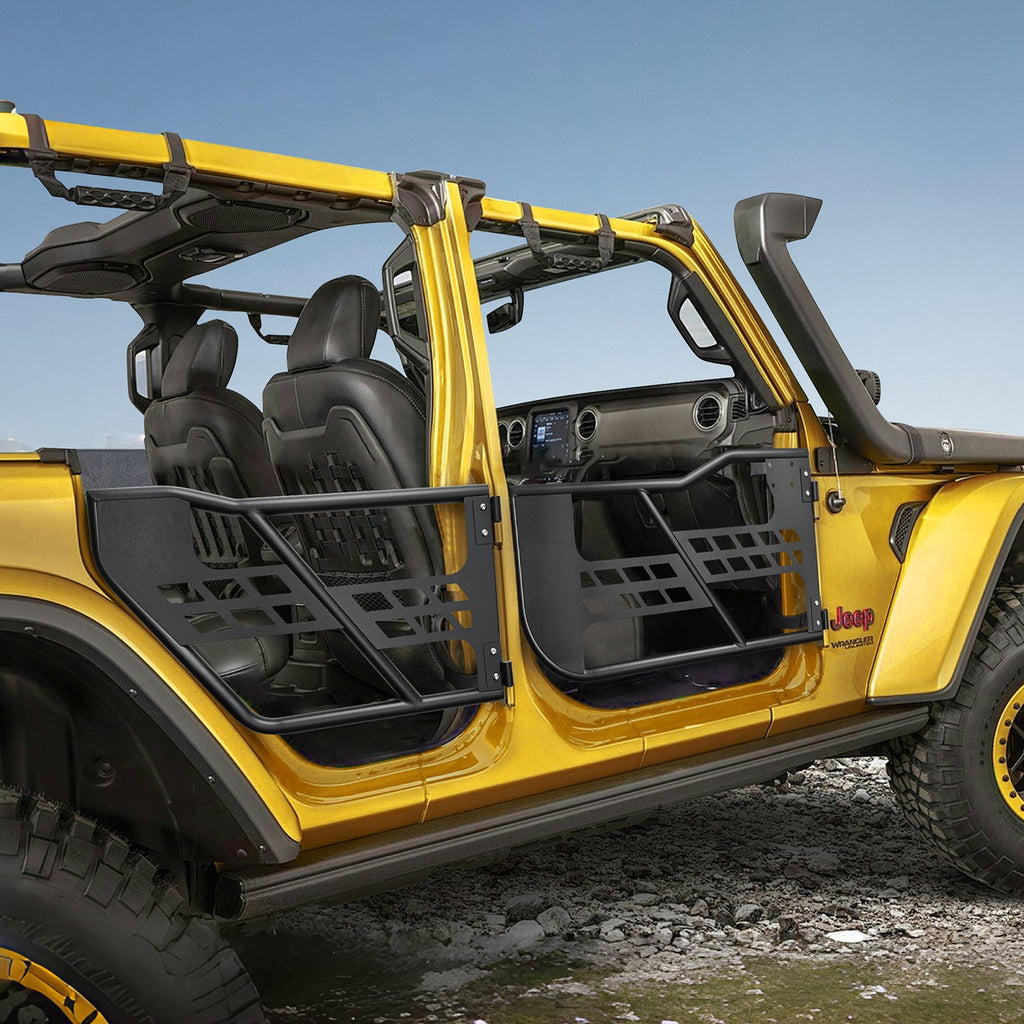 Vamzdinės durys VEVOR Jeep Wrangler JK (2007-2018), 4 durų komplektas