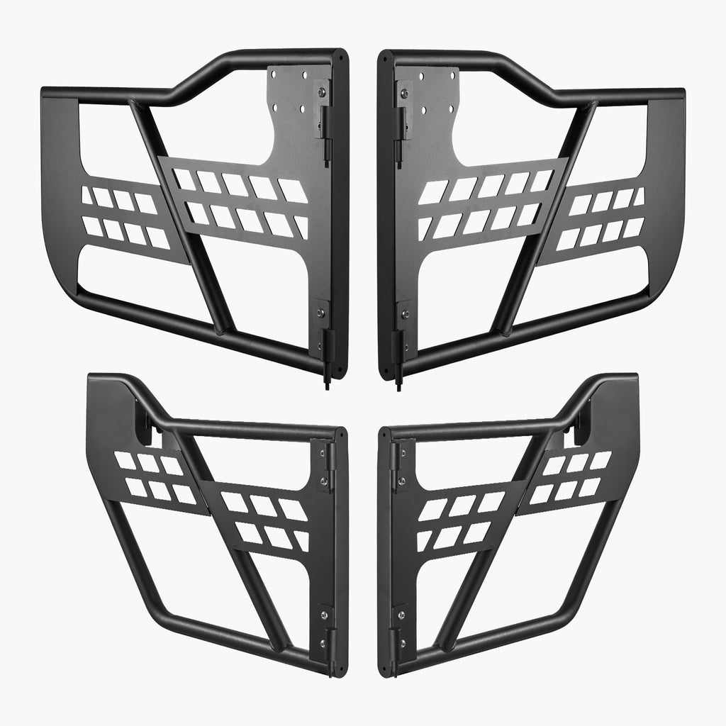 Vamzdinės durys visureigiams VEVOR Jeep Wrangler JL / Gladiator JT, 4 durų komplektas
