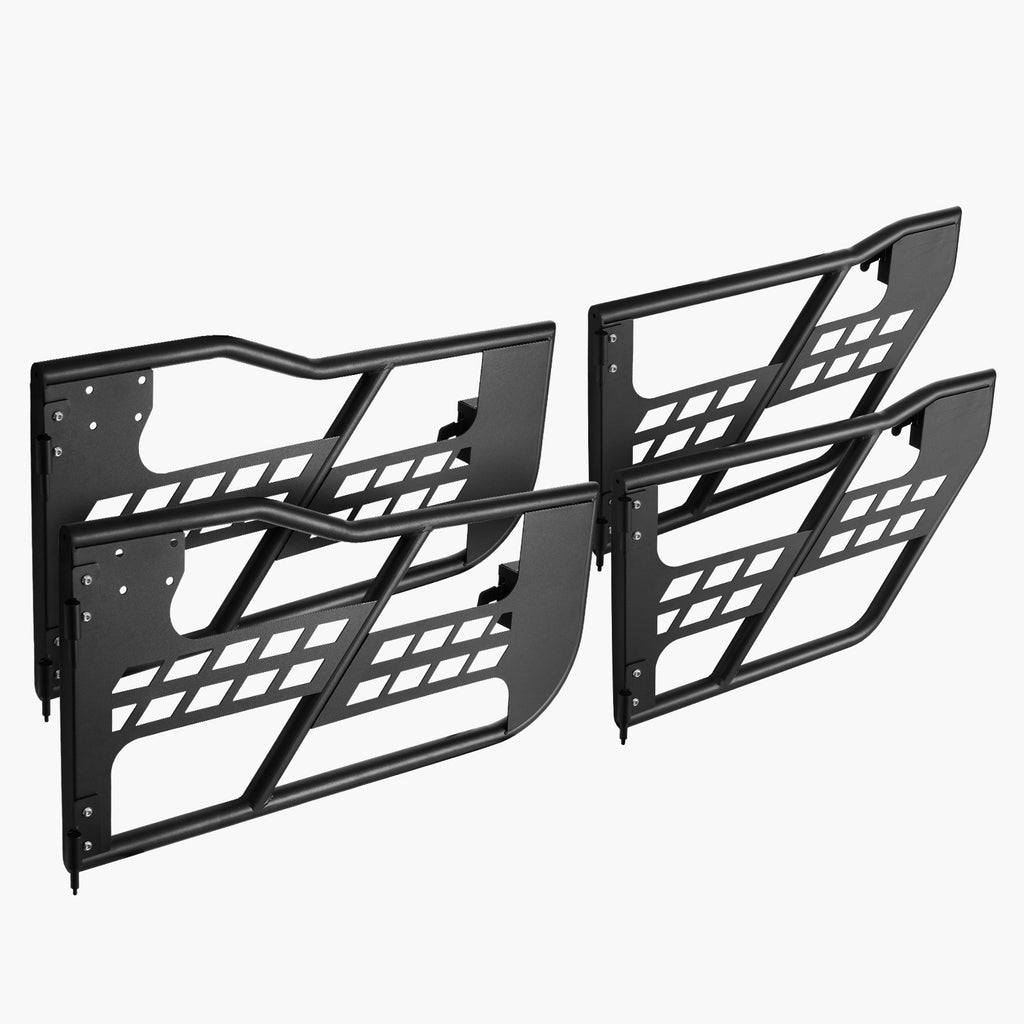 Vamzdinės durys visureigiams VEVOR Jeep Wrangler JL / Gladiator JT, 4 durų komplektas