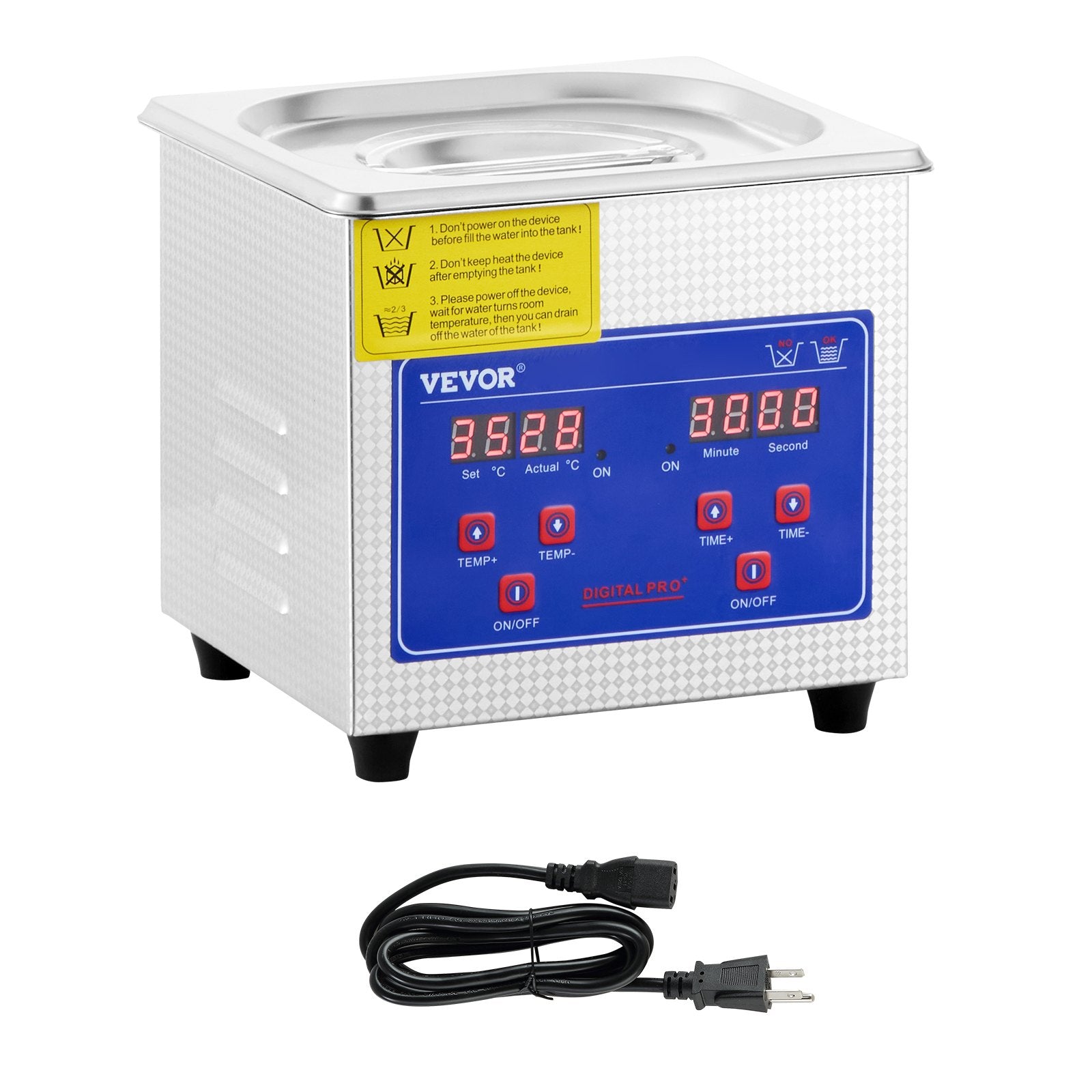 Ultragarsinė vonelė VEVOR Professional, 1,3 l