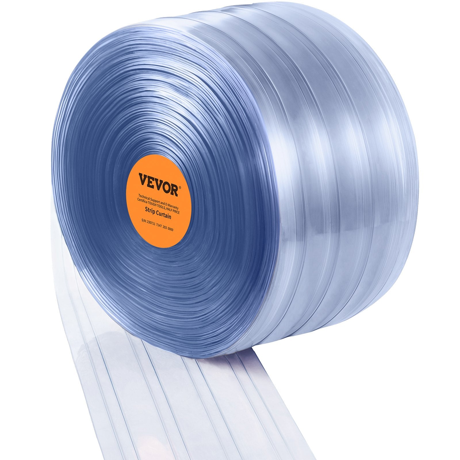 PVC juostinė užuolaida VEVOR TTV0, 50 m ilgio rulonas