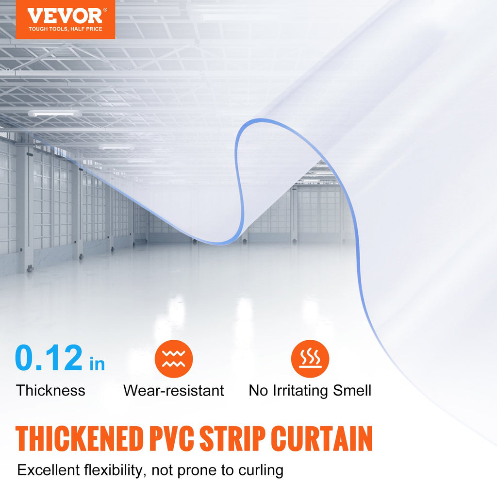 PVC juostinė užuolaida VEVOR S0V0, 25 m