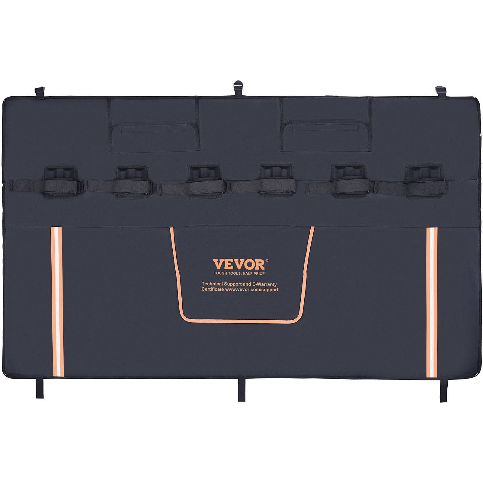 Dviračių laikiklis ant pikapo borto VEVOR MSCAR-003, 157 cm (6 dviračiams)
