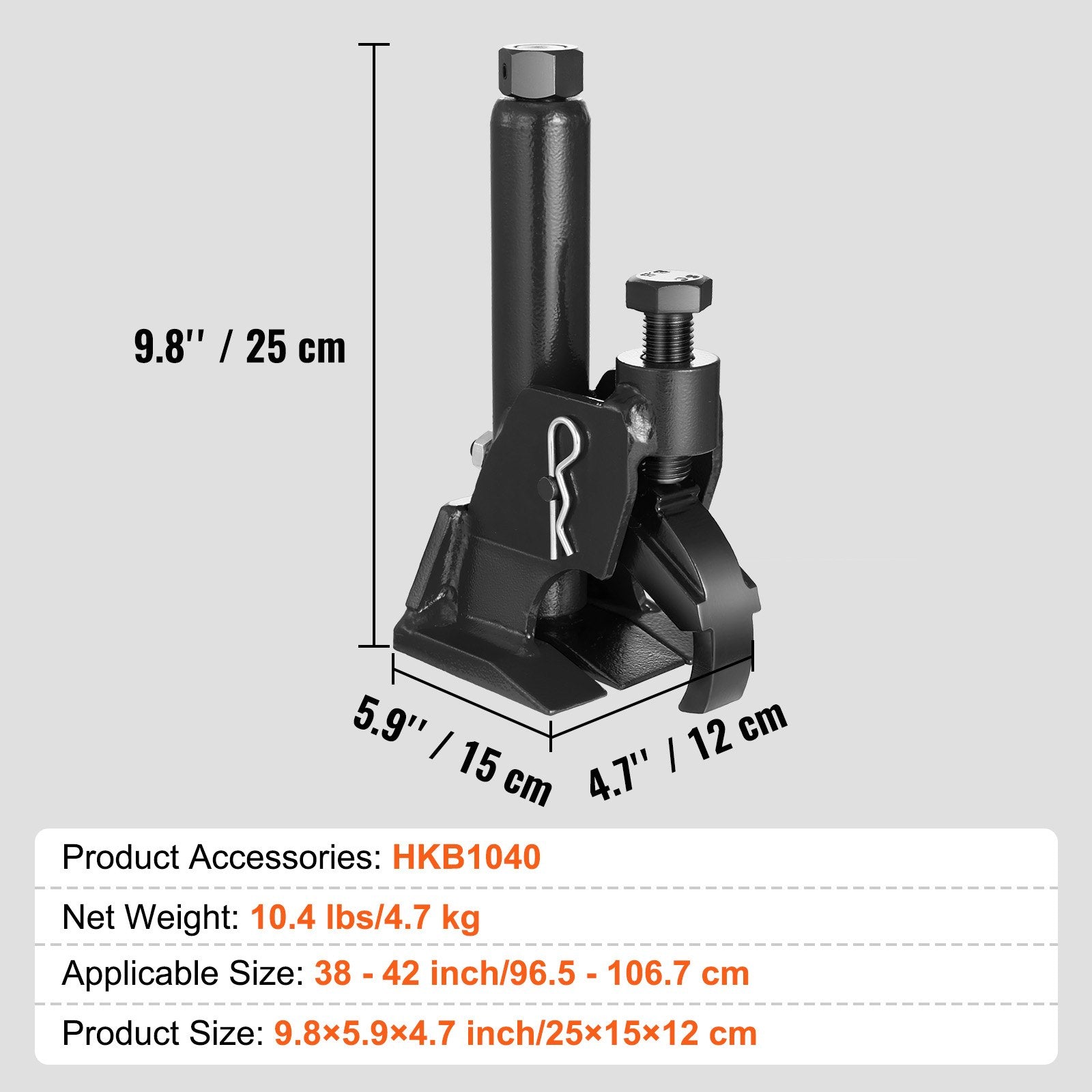 Rankinis padangų bortų atspaudėjas VEVOR HKB1040, 96,5–106,7 mm padangoms