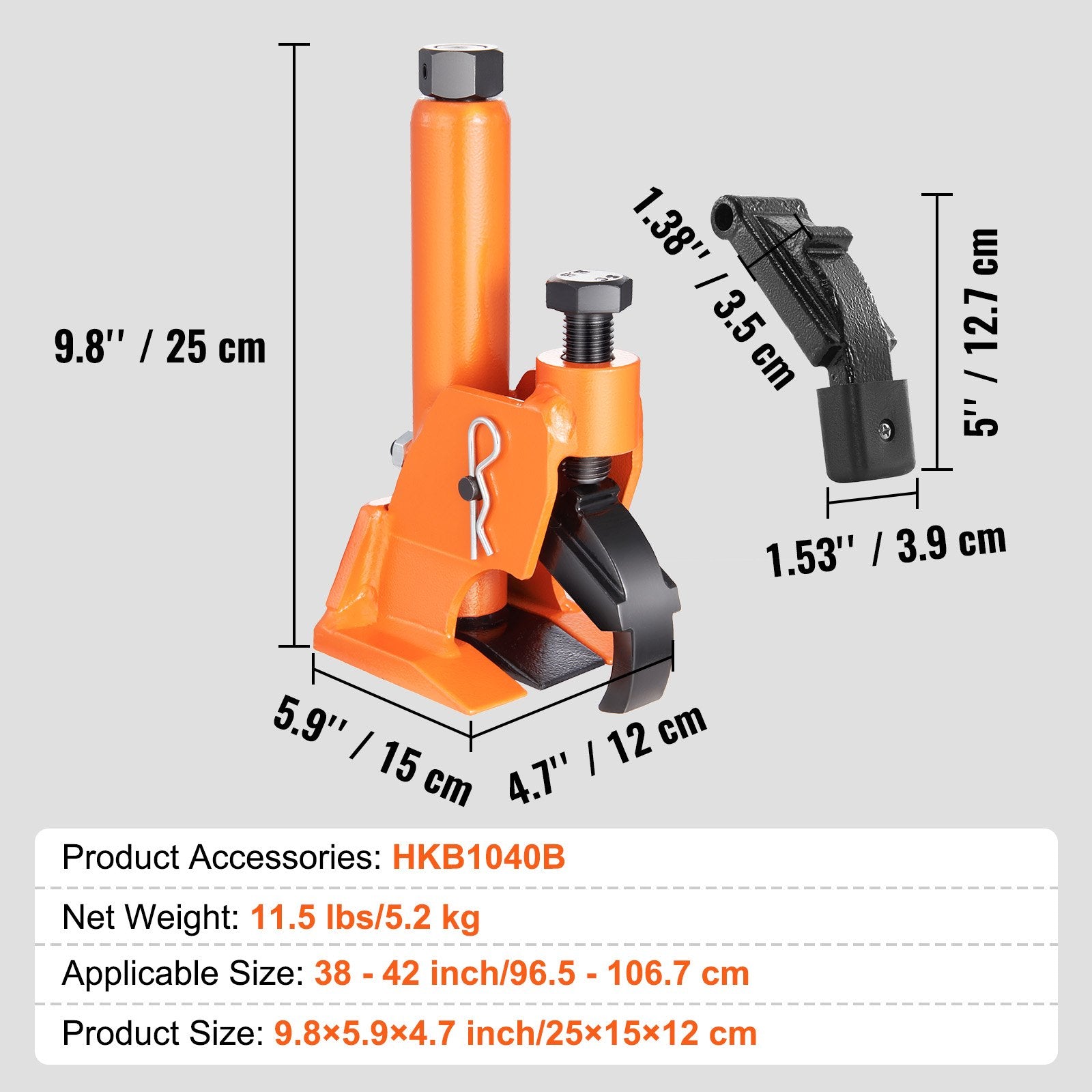 Rankinis padangų bortų nuspaudėjas VEVOR HKB1040B, 38–42 colių padangoms