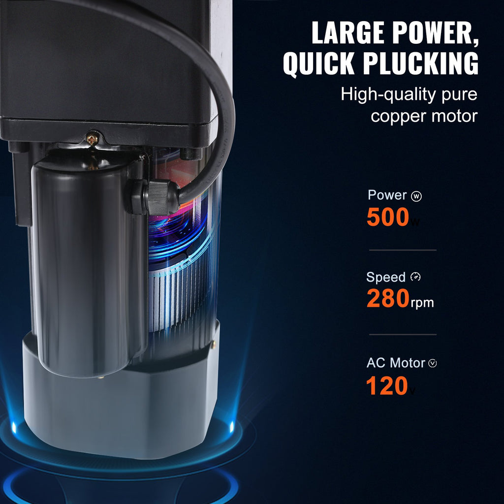Vištų pešimo mašina VEVOR TM-50, 550 W