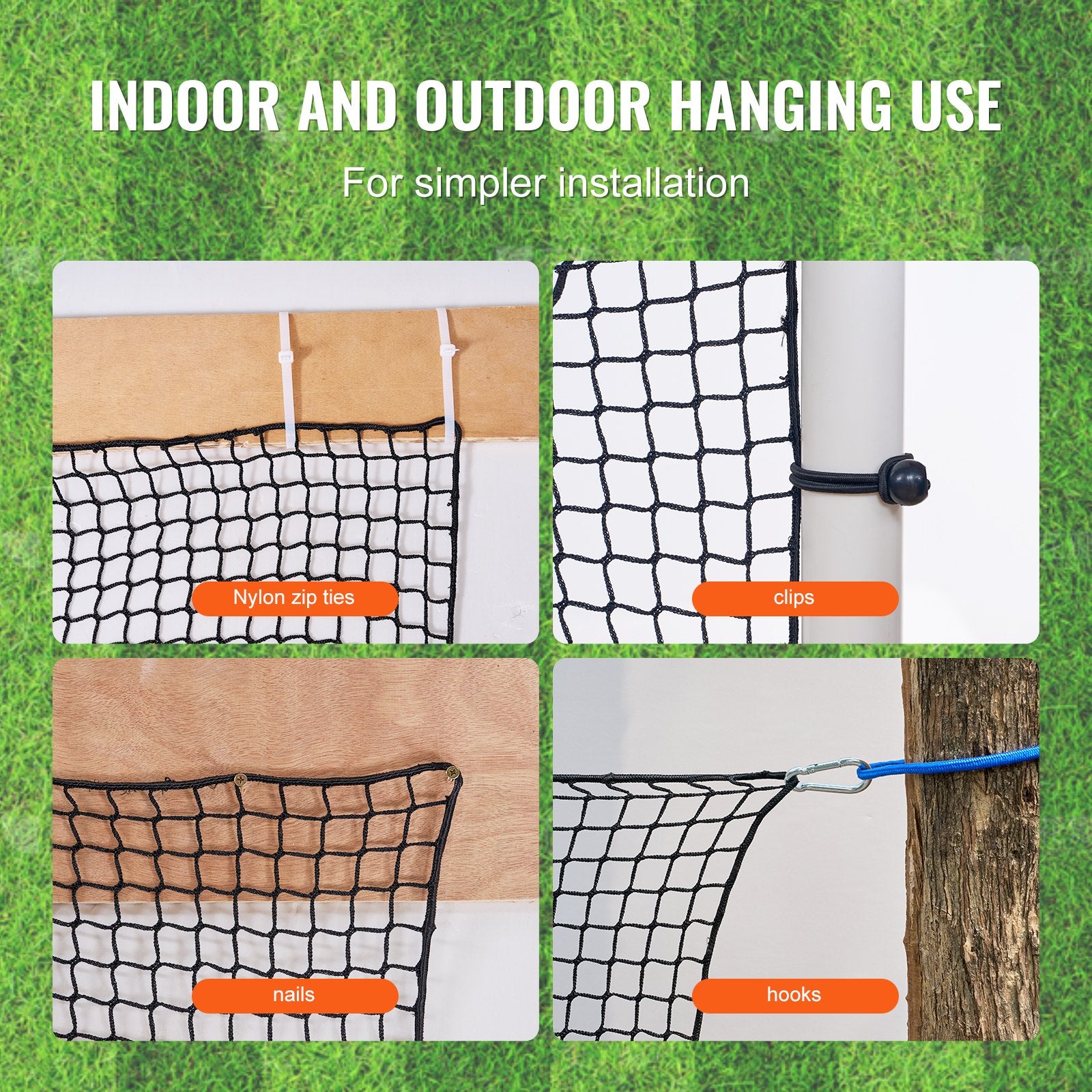 Golfo treniruočių tinklas VEVOR PDYGF004, 3x3 m