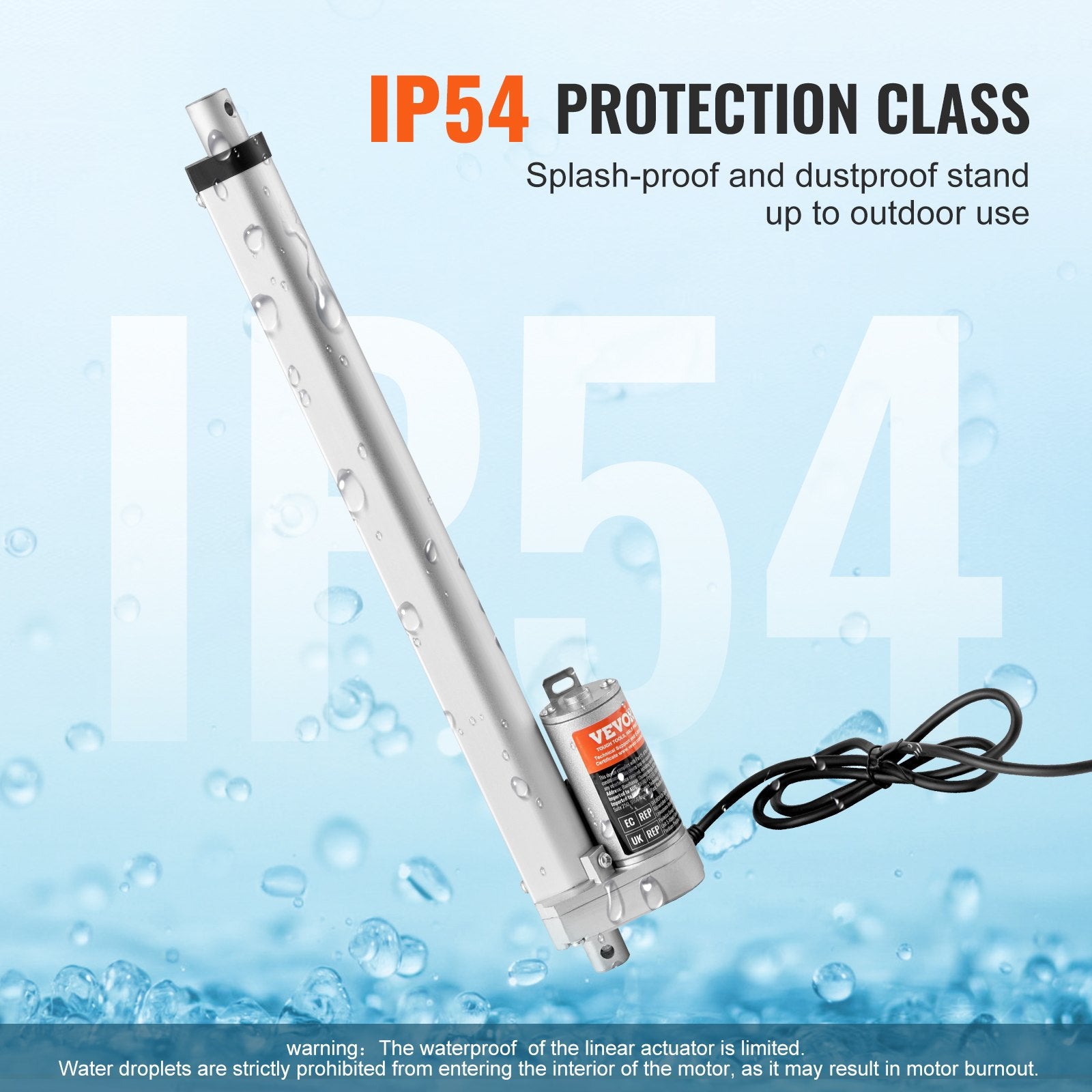 Linijinė pavara VEVOR OK648-1500N, 1500N