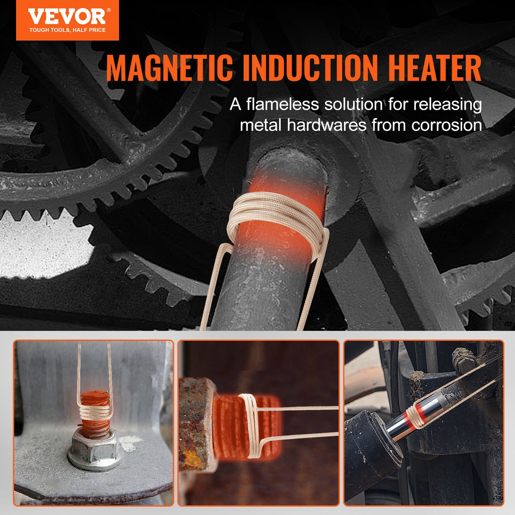Magnetinis indukcinis kaitintuvas VEVOR H7L, 1100 W