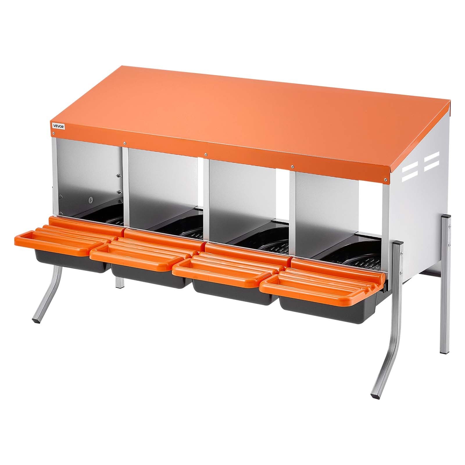 Vištų dėjimo dėžės VEVOR CNB-04-Leg, 4 skyriai