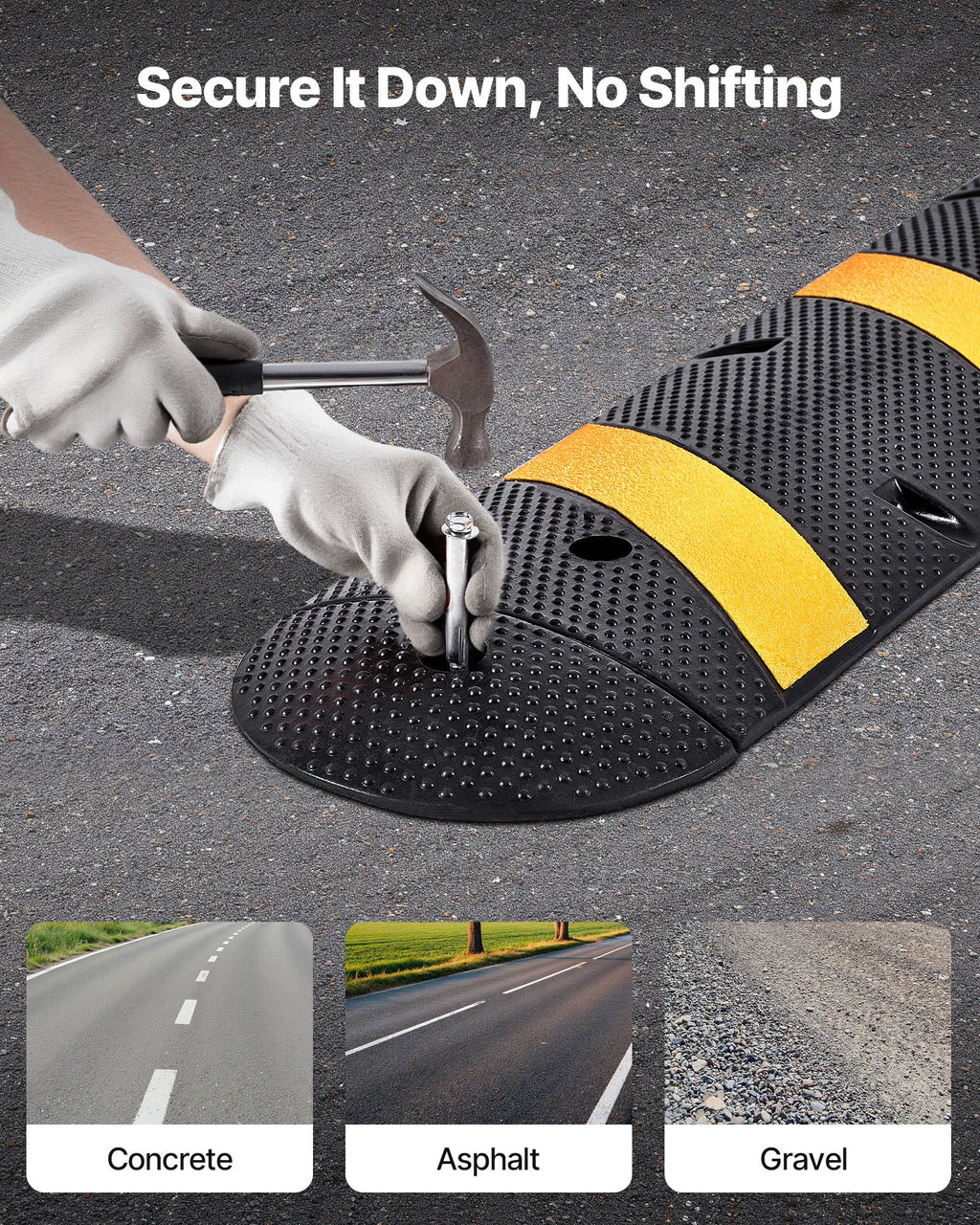 Greičio mažinimo kalnelis VEVOR SH-R14, 1830 mm