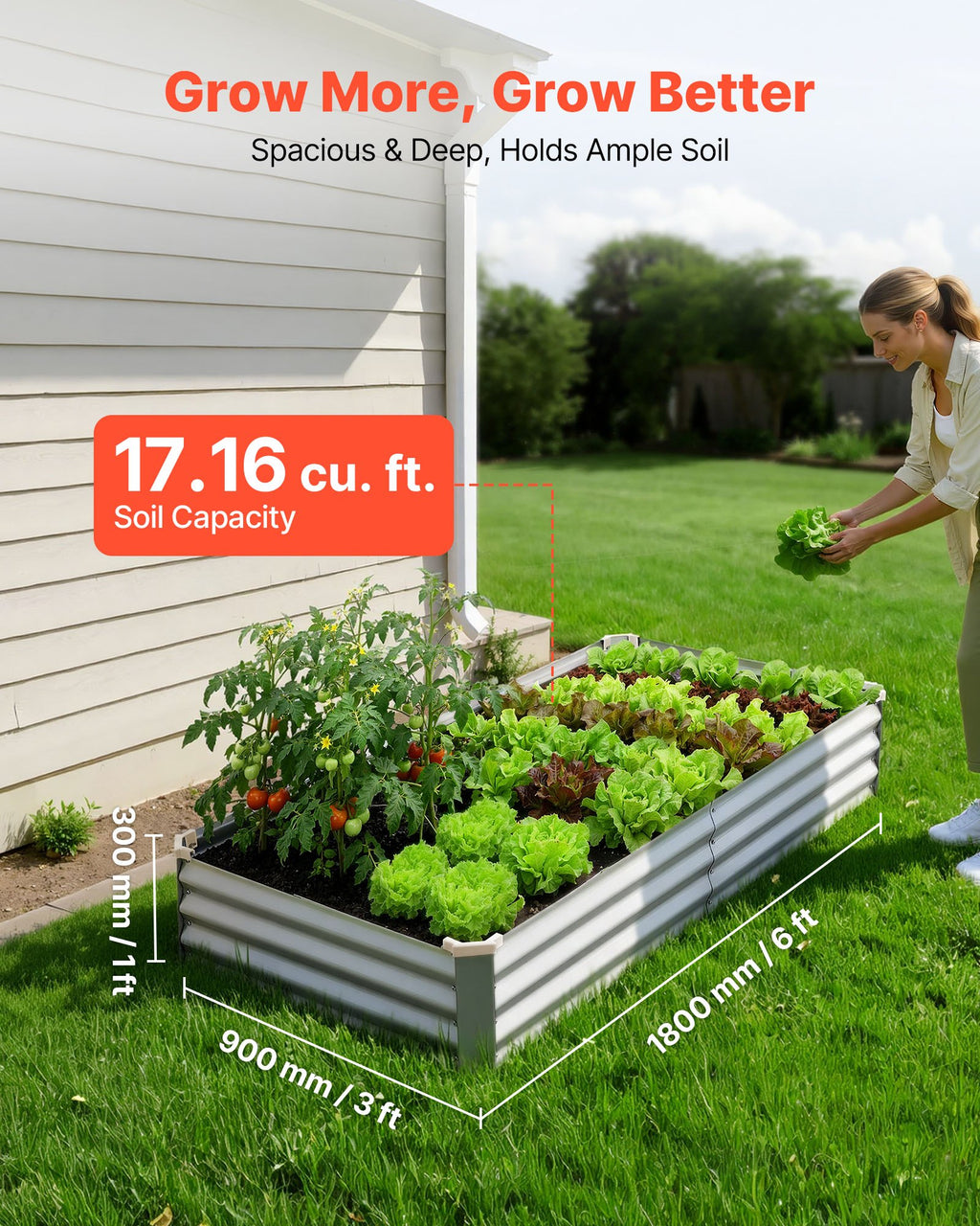 Pakeliamos lysvės VEVOR YJ-ZZC0010, 180 x 90 x 30 cm, 2 vnt.