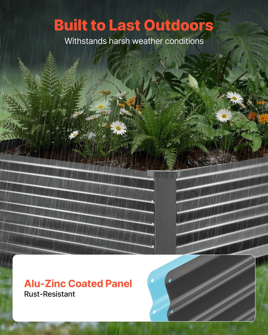 Pakeltos lysvės VEVOR YJ-ZZC005, 2030 x 1020 x 460 mm, 2 vnt.