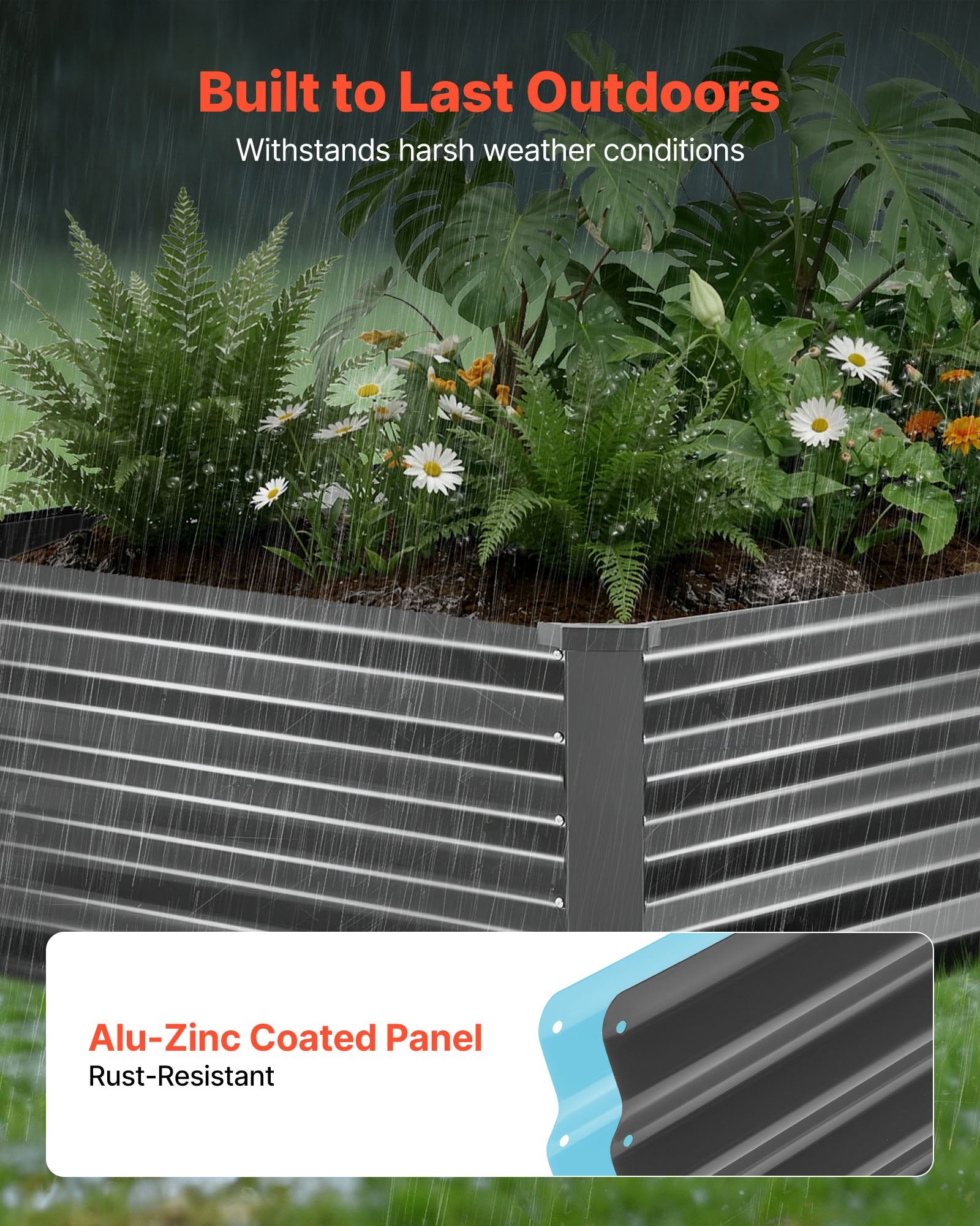 Pakeltos lysvės VEVOR YJ-ZZC005, 2030 x 1020 x 460 mm, 2 vnt.