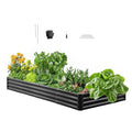 Pakelta lysvė VEVOR GM61010-240X120X28CM, 2,4 x 1,2 x 0,3 m