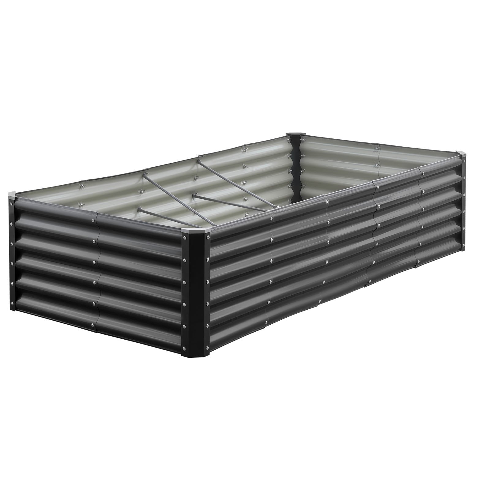 Pakelta lysvė VEVOR GM66010-180X90X44, 1,8 x 0,9 x 0,4 m