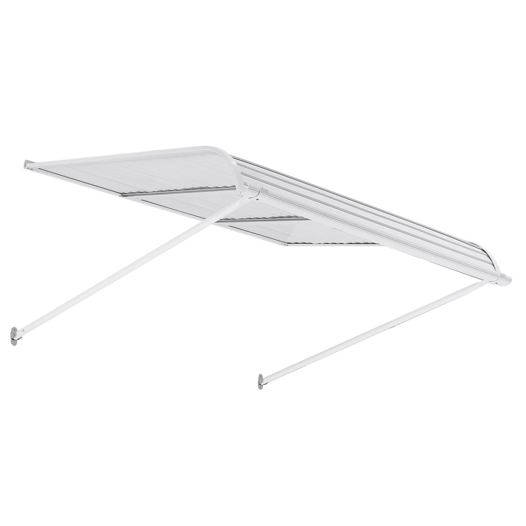 Aliuminis stogelis virš durų VEVOR QL-48INCH, 122 x 107 cm