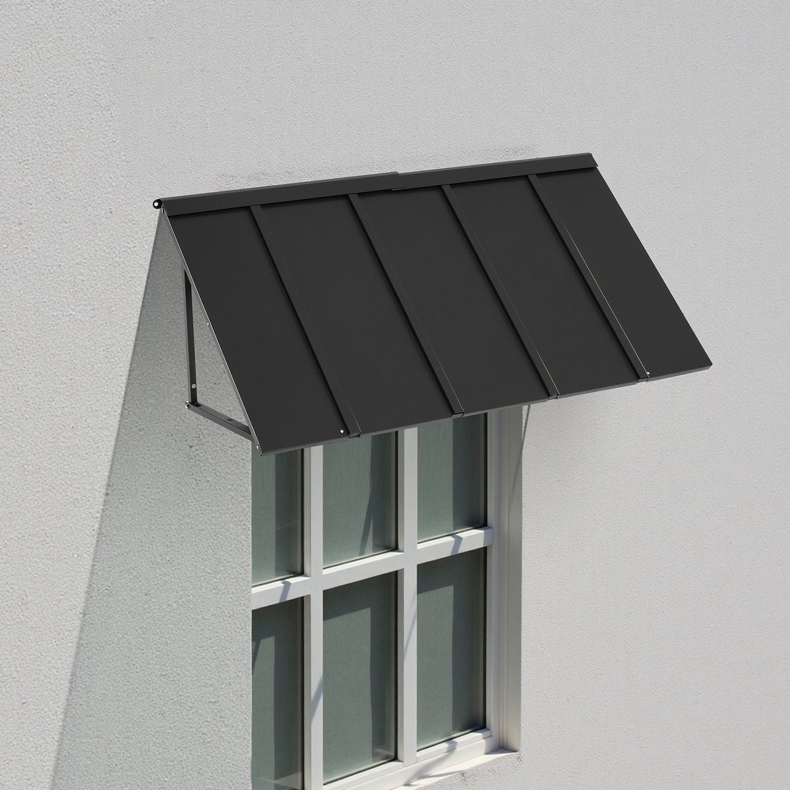 Metalinis stogelis virš durų ir langų VEVOR CGW-56INCH, 143 x 61 cm