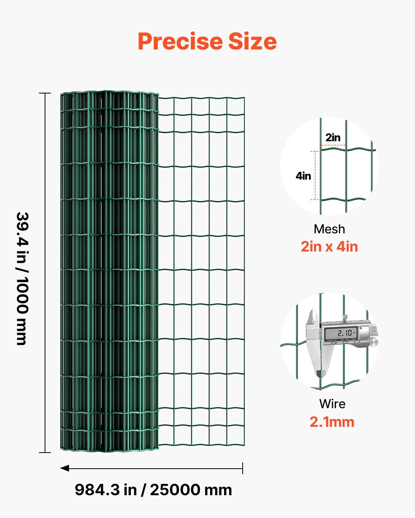 Ūkio tvora VEVOR WGFS25009, 1 x 25 m