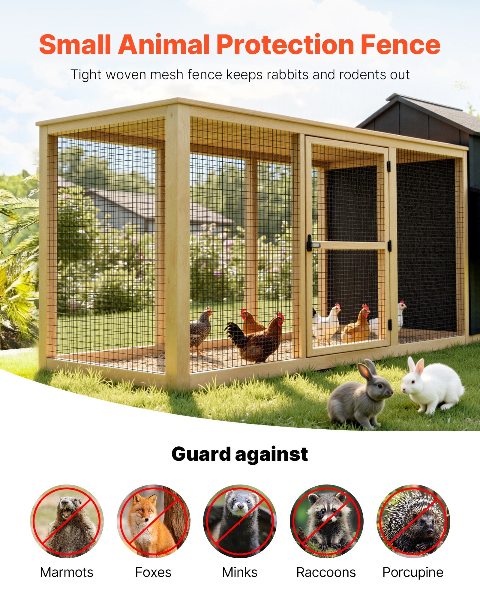 Metalinis tinklas VEVOR WGFS25001, 61 cm x 7,62 m