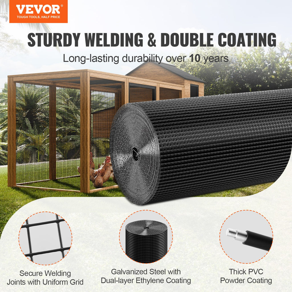 Metalinis tinklas VEVOR SS1912123650, 0,91 x 15,24 m