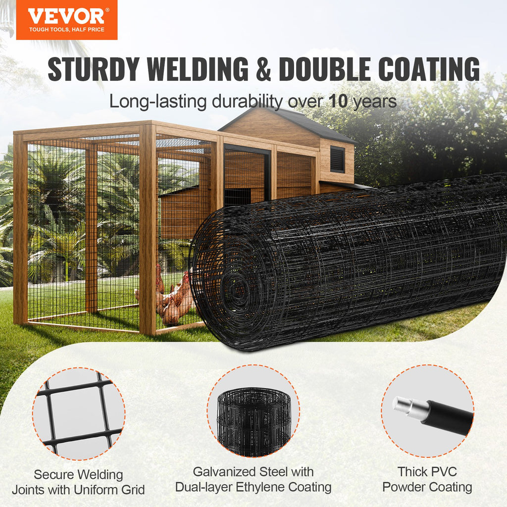 Metalinis tinklas VEVOR SS16234850, 1220 x 15240 mm