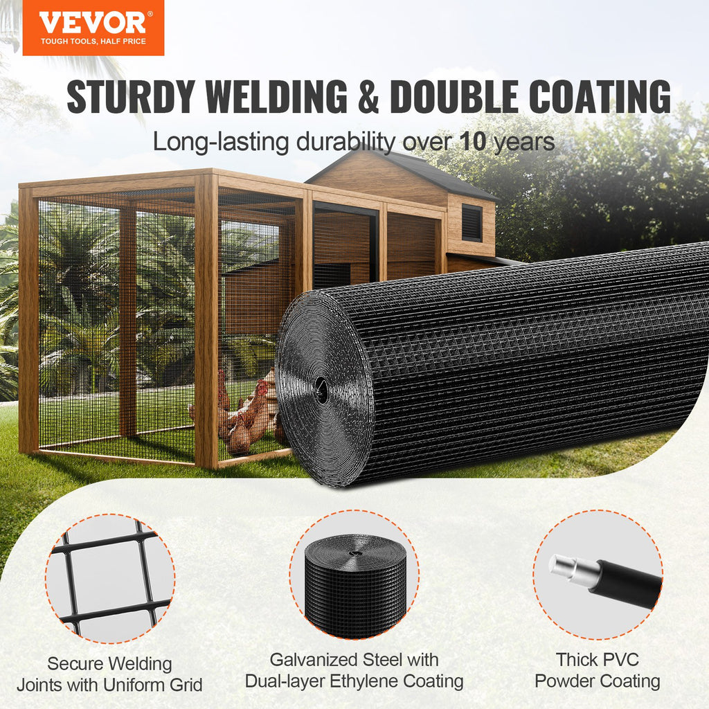 Tvoros tinklas VEVOR SS1912124850, 1220 x 15240 mm