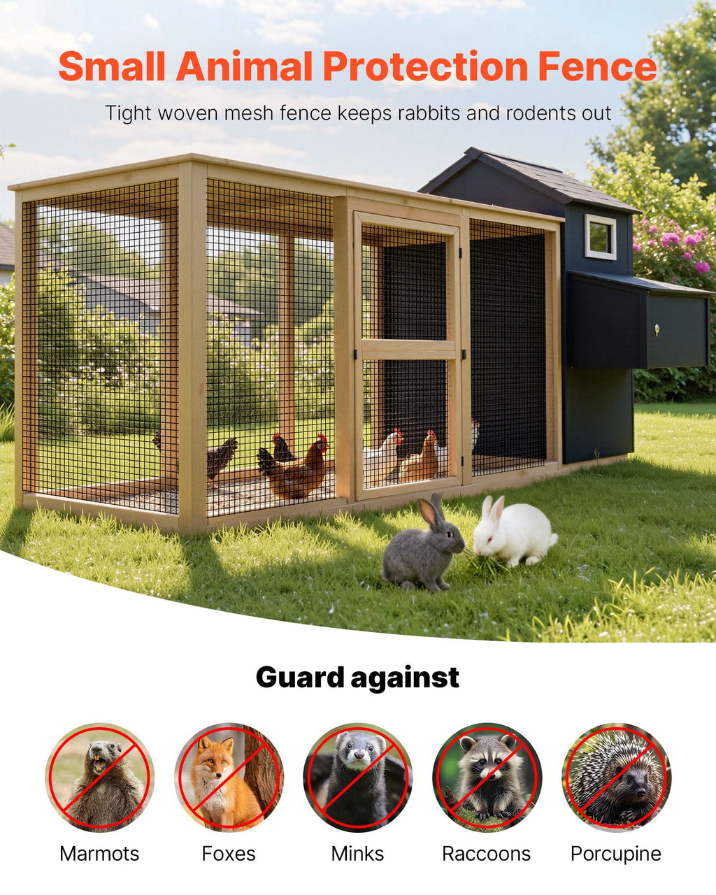 Metalinis tinklas tvorai VEVOR WGFS25006, 152 cm x 30,4 m
