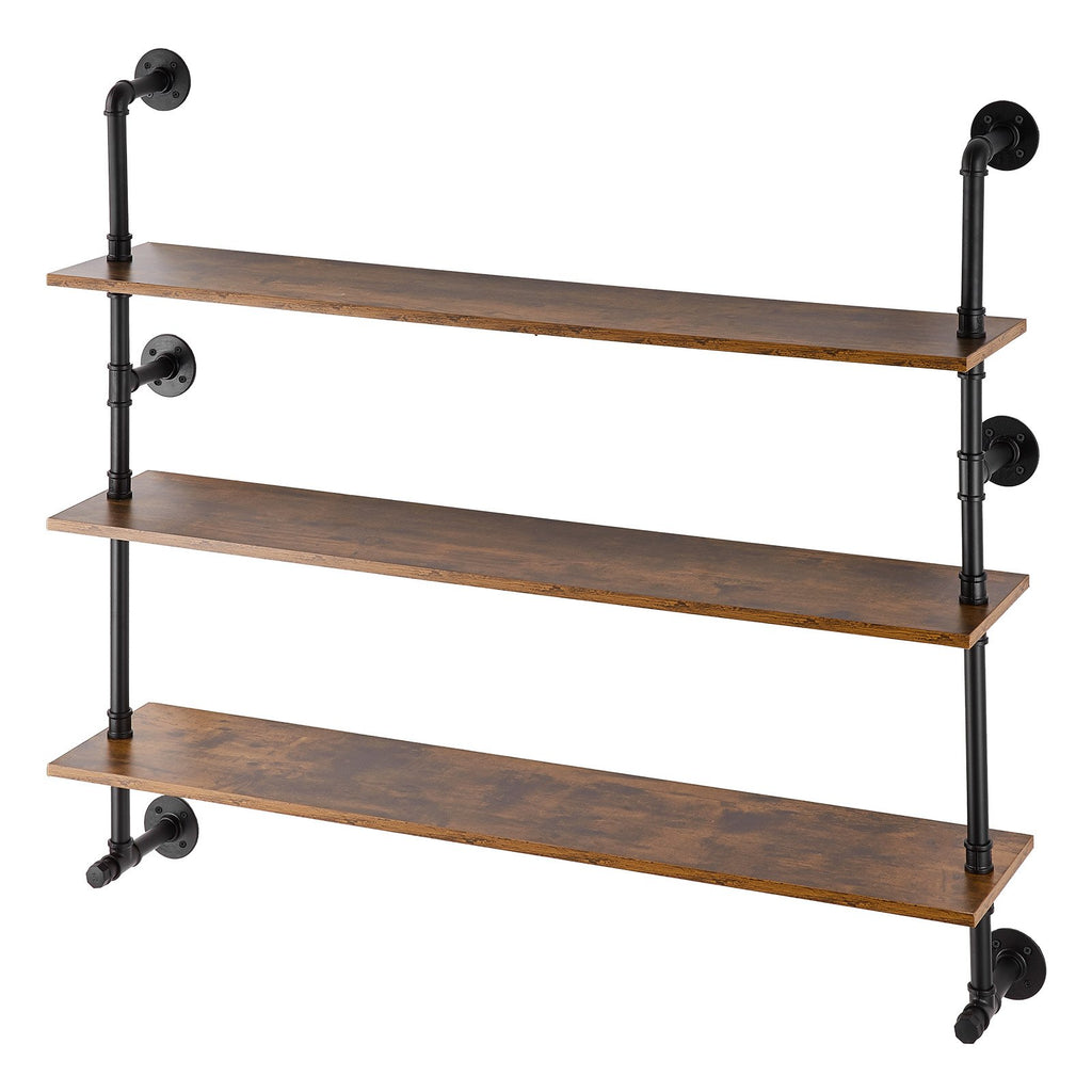 Sieninė industrinio stiliaus lentyna VEVOR WPSR-XM012, 122 cm ilgio