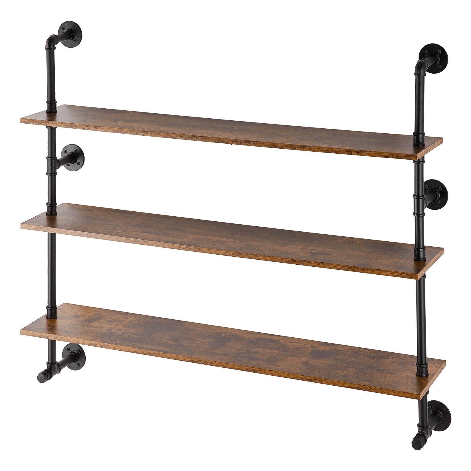 Sieninė industrinio stiliaus lentyna VEVOR WPSR-XM012, 122 cm ilgio