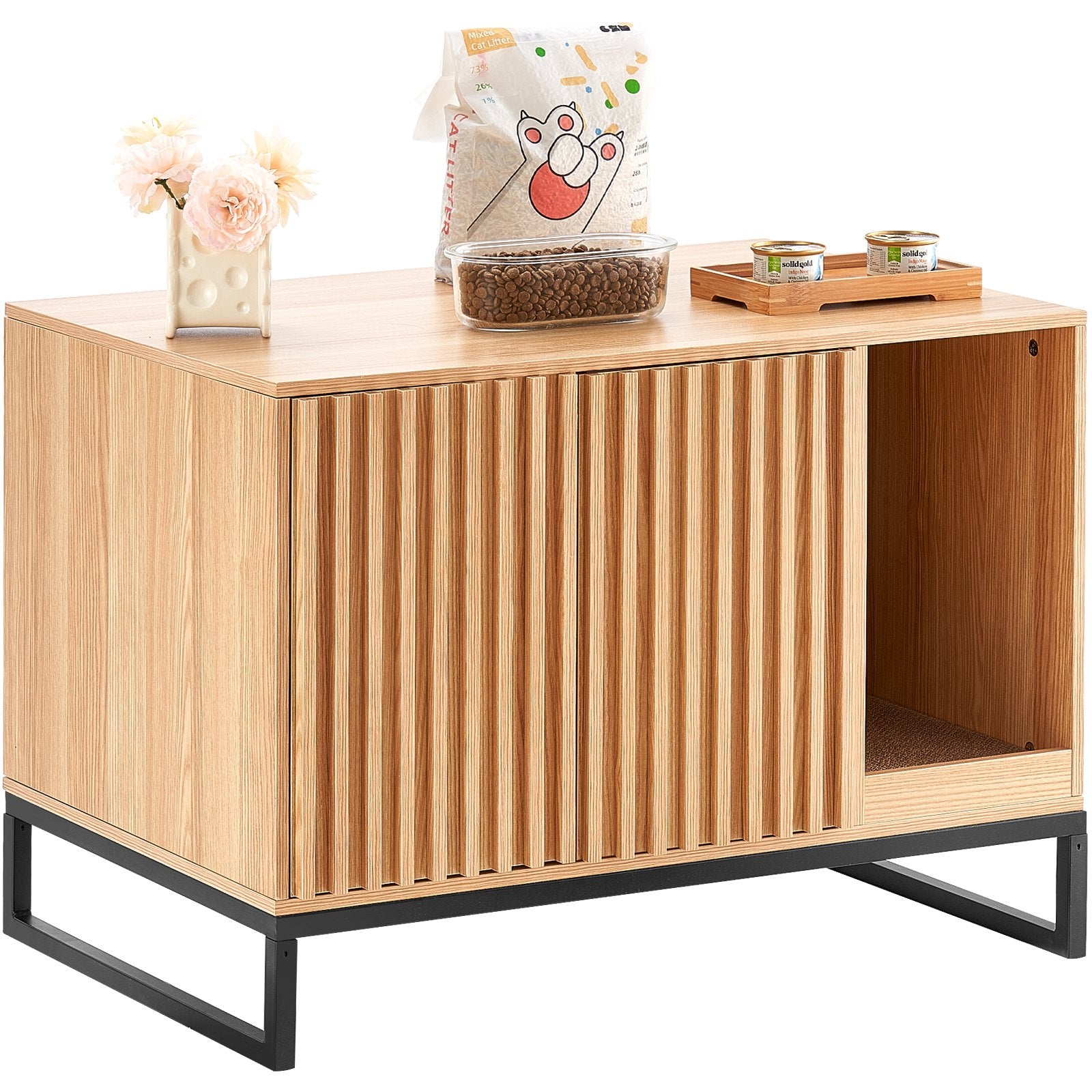 Kačių tualeto spintelė VEVOR CWM001, 80 cm ilgio