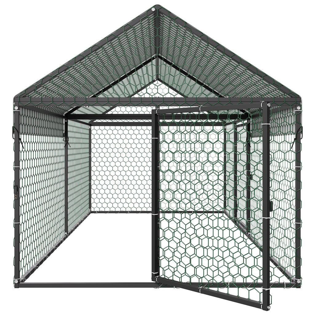 Metalinis vištidės aptvaras VEVOR CRCFG0102, 1 x 2 x 1 m