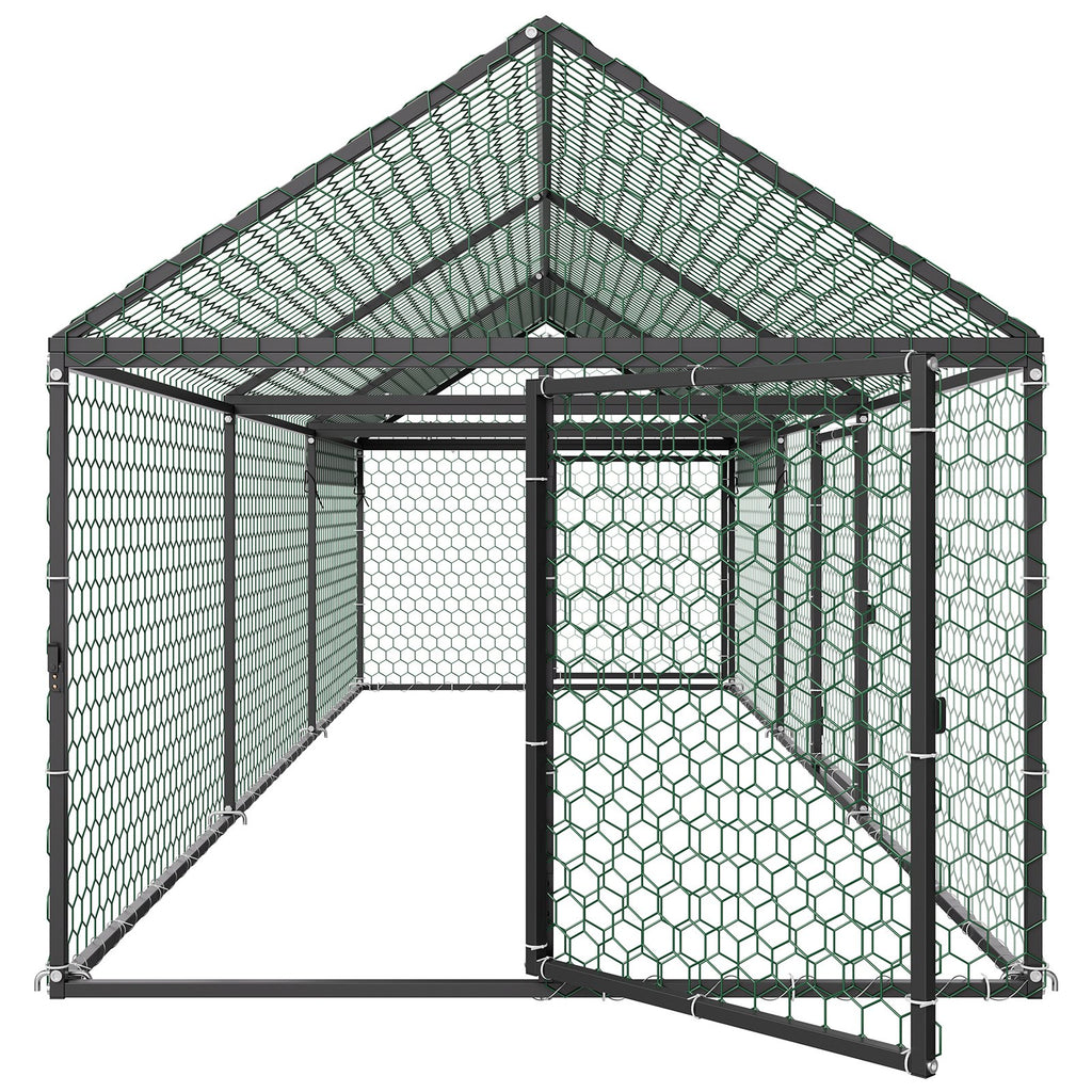 Metalinis vištidės aptvaras VEVOR CRCFG0103, 1 x 3 x 1 m