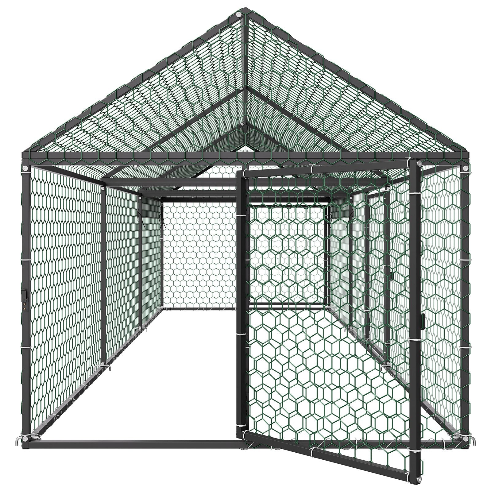 Metalinis vištidės aptvaras VEVOR CRCFG0103, 1 x 3 x 1 m
