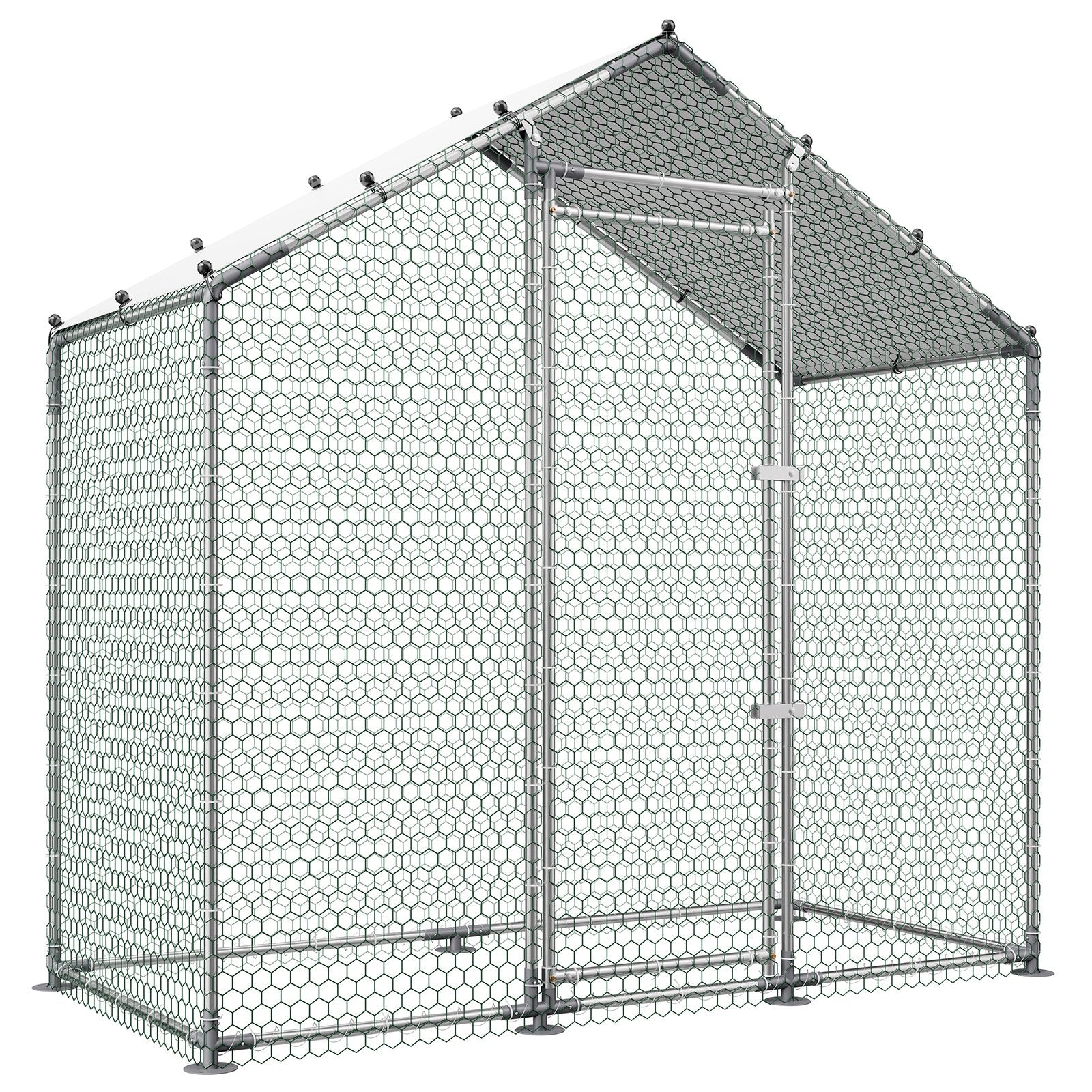 Metalinis vištidės aptvaras VEVOR CRC0201, 2 x 1 x 2 m