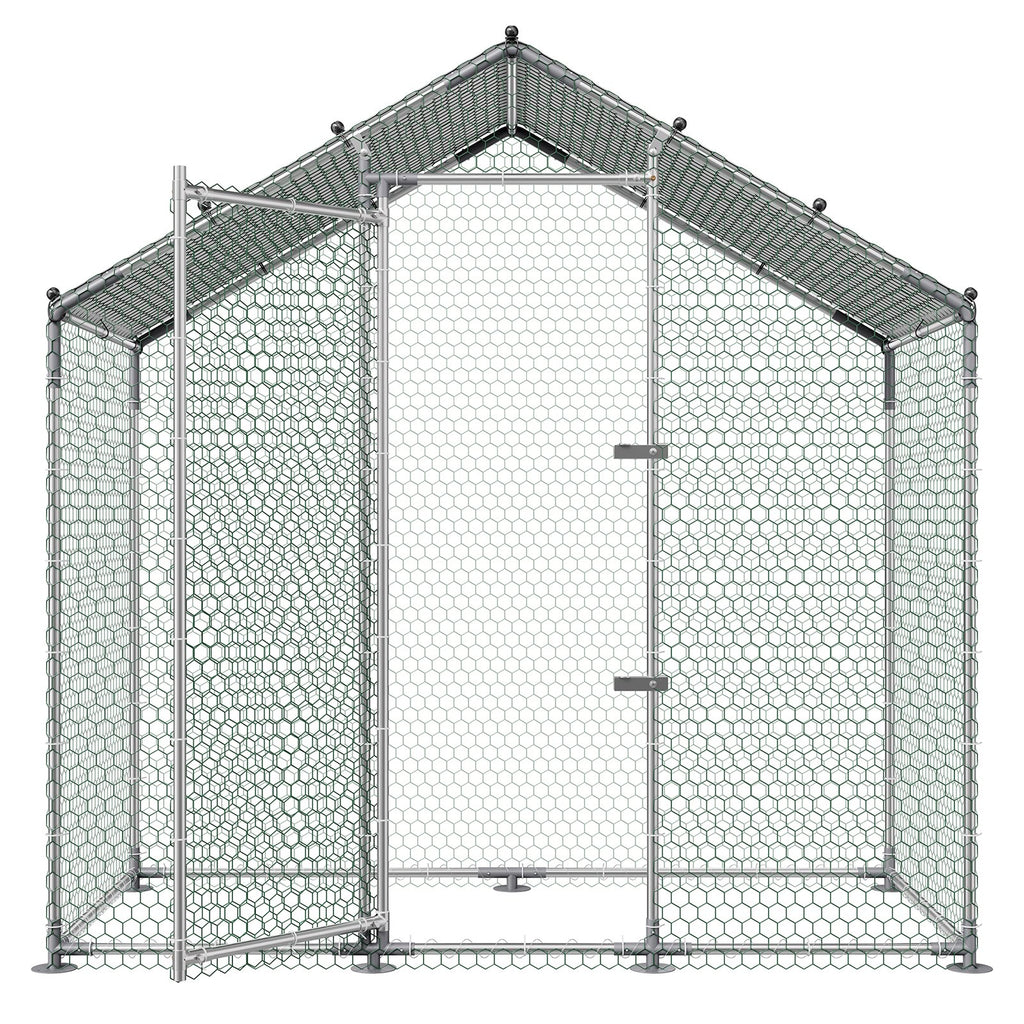 Metalinis vištidės aptvaras VEVOR CRC0201, 2 x 1 x 2 m