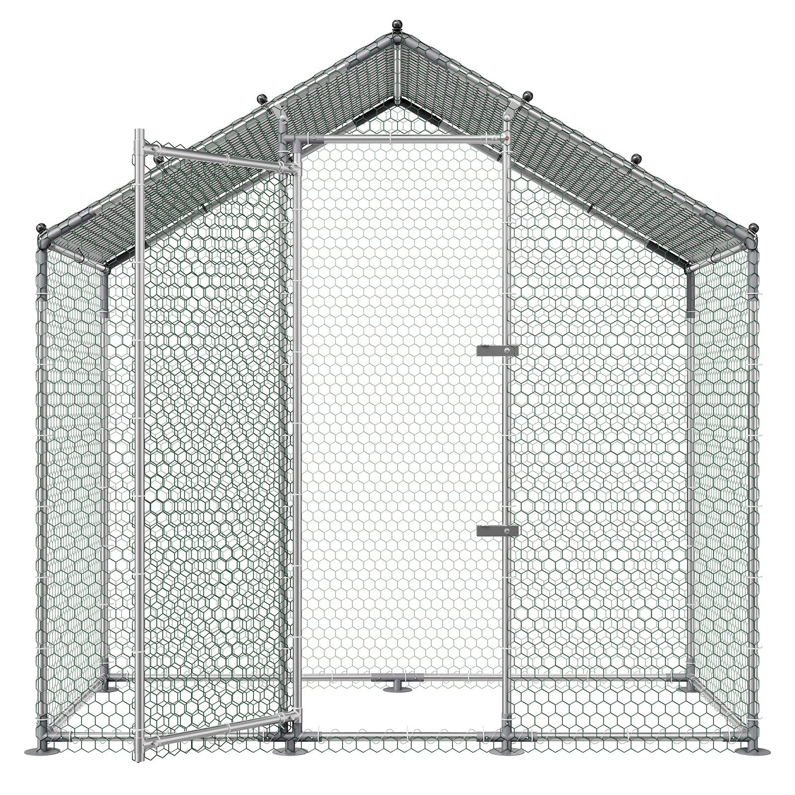 Metalinis vištidės aptvaras VEVOR CRC0201, 2 x 1 x 2 m