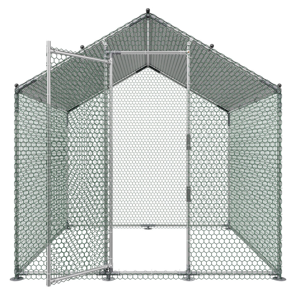 Metalinis vištidės aptvaras VEVOR JD222, 2x2x2 m