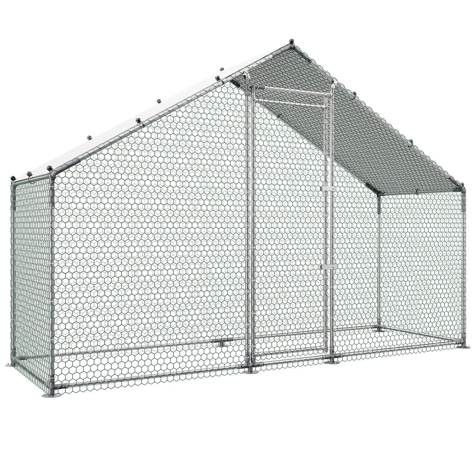 Metalinis vištidės aptvaras VEVOR CRC0301, 3 x 1 x 2 m
