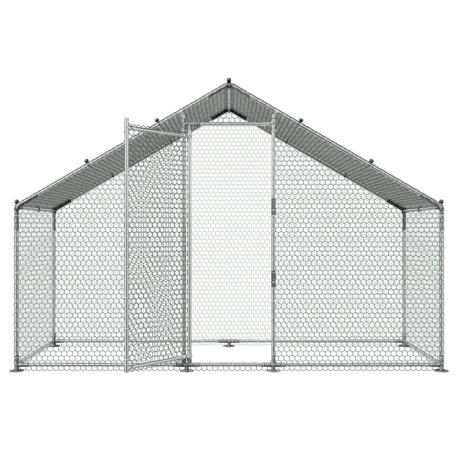 Metalinis vištidės aptvaras VEVOR CRC0301, 3 x 1 x 2 m