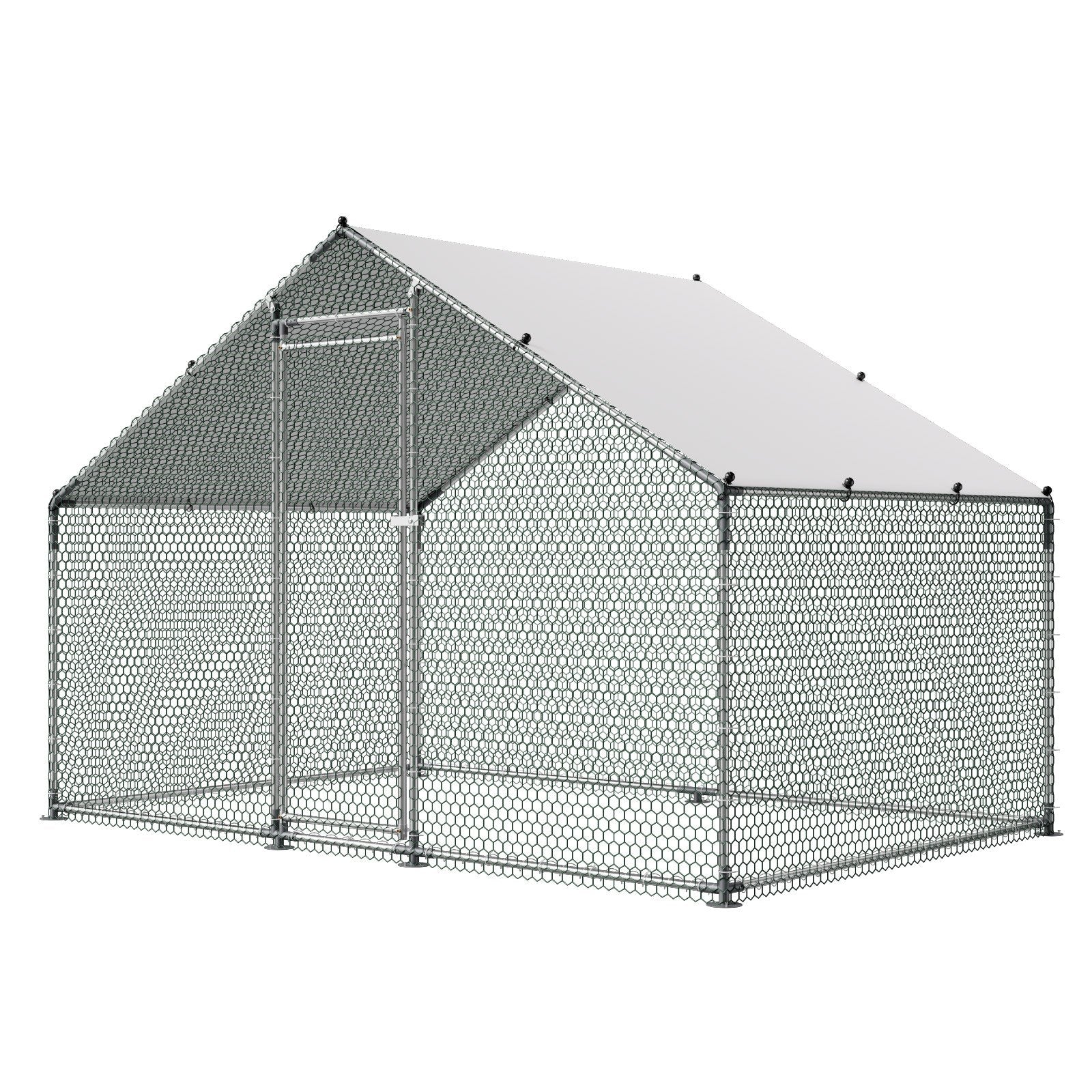Metalinis vištidės aptvaras VEVOR JD322, 3x2x2 m