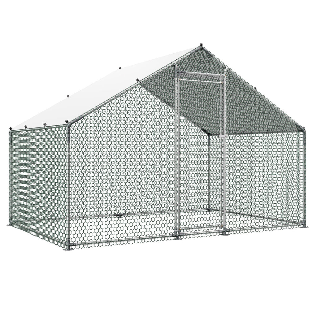Metalinis vištidės aptvaras VEVOR JD322, 3x2x2 m