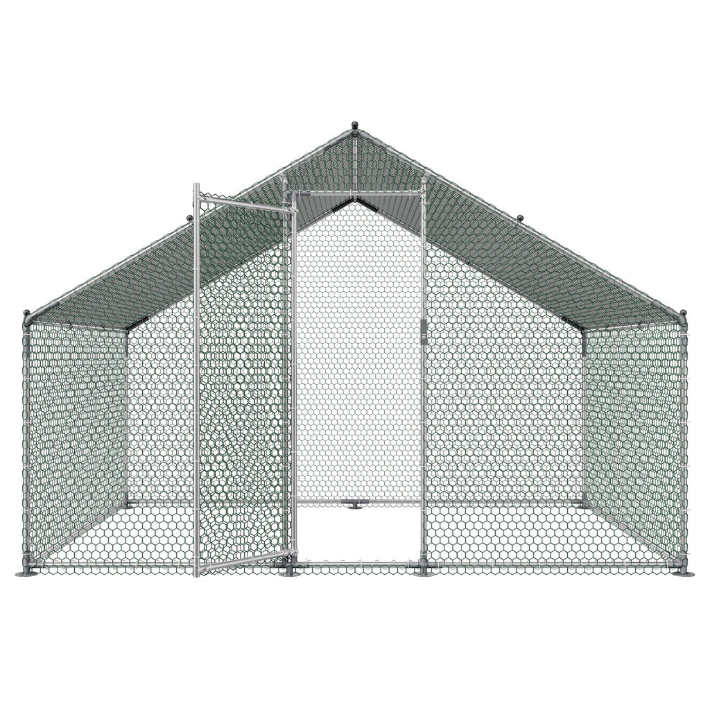 Metalinis vištidės aptvaras VEVOR JD322, 3x2x2 m