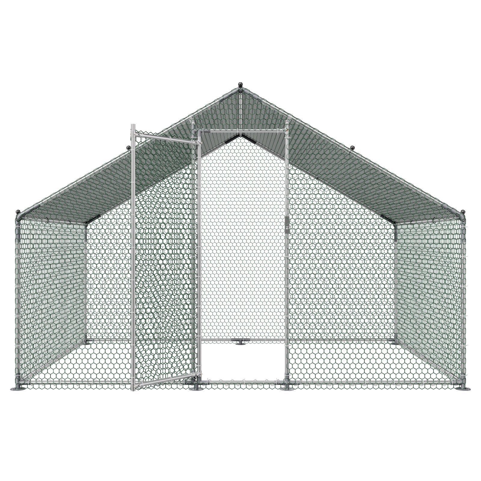 Metalinis vištidės aptvaras VEVOR JD322, 3x2x2 m